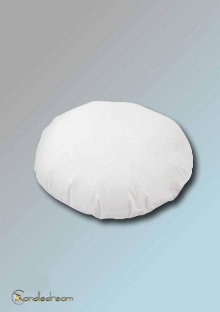 40 cm rund Kuschelkissen Innenkissen Füllkissen Federkissen Kissen creme 300 g